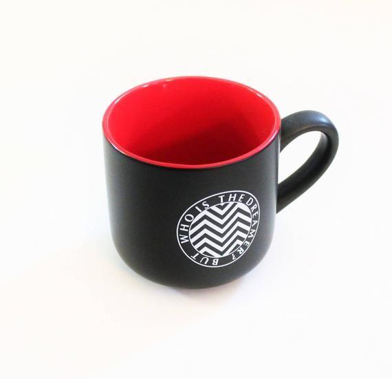 Red and White Peaks Logo - But who is the Dreamer Red Black White // Twin Peaks tv Show