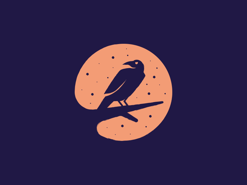 White Crow Logo - Bialy Kruk (White Crow) rejected logo concept by Wojciech Szukszto ...