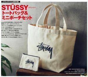 Canvas Magazine Logo - Japanes magazine stussy logo white Canvas Tote bag & Storage bag ...