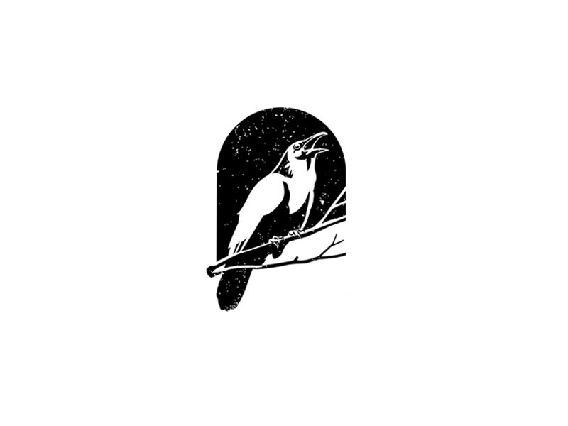 White Crow Logo - White Crow by Logo machine | Dribbble | Dribbble