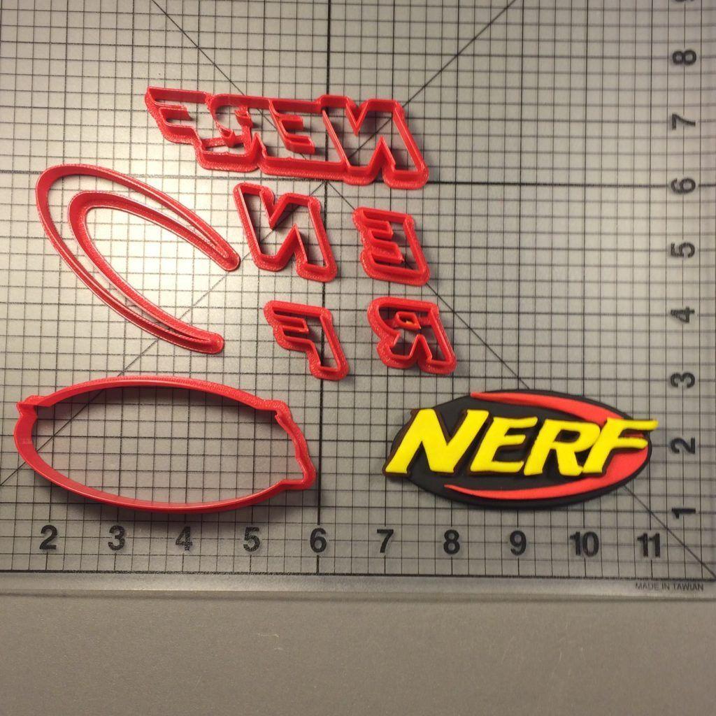 Nerf Logo - Nerf Logo Cookie Cutter Set in 2018 | Nerf Party | Pinterest ...