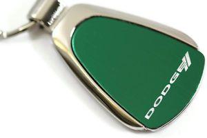Green Teardrop Logo - Dodge Stripe Logo Green Teardrop Authentic Logo Key Ring Fob ...