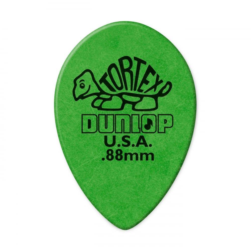 Green Teardrop Logo - Jim Dunlop Tortex Small Teardrop .88mm /