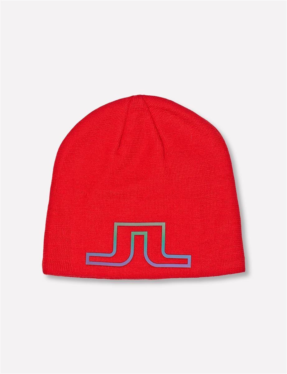 Red J Logo - Logo Wool Blend Hat Racing Red | J. Lindeberg