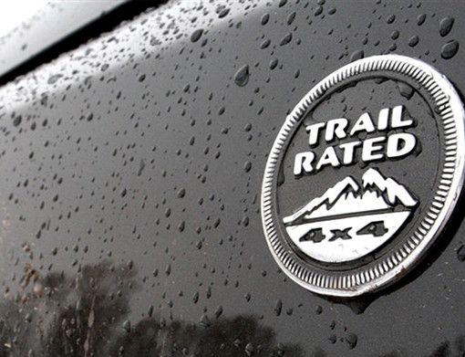 Jeep Wrangler 4x4 Logo - 3D Car Sticker Trail Rated 4X4 3D Emblem Badge For Jeep Wrangler