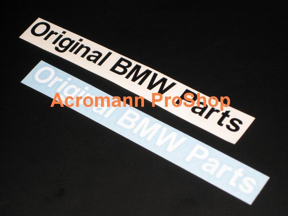 BMW Parts Logo - Acromann Online Shop