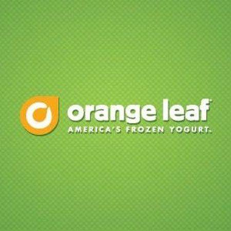 Orange with Green Leaf Logo - Orange Leaf Frozen Yogurt Toppings - Picture of Orange Leaf Frozen ...
