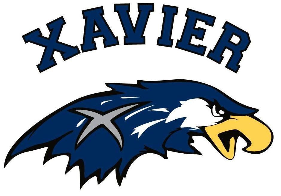 Blue Hawk Head Logo - X: Logos Xavier Hawks Sports, WI