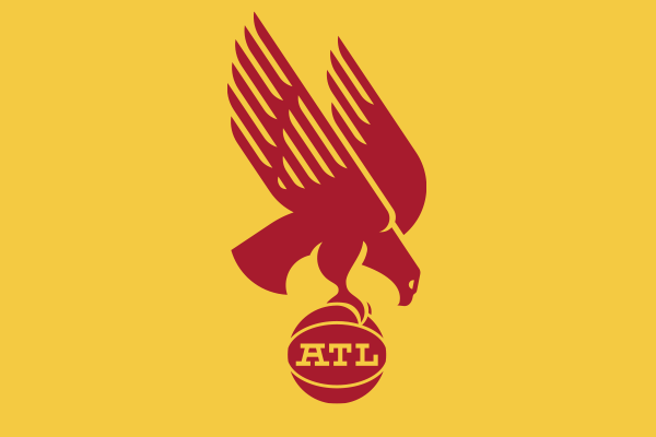 Blue Hawk Head Logo - Michael Weinstein NBA Logo Redesigns: Atlanta Hawks
