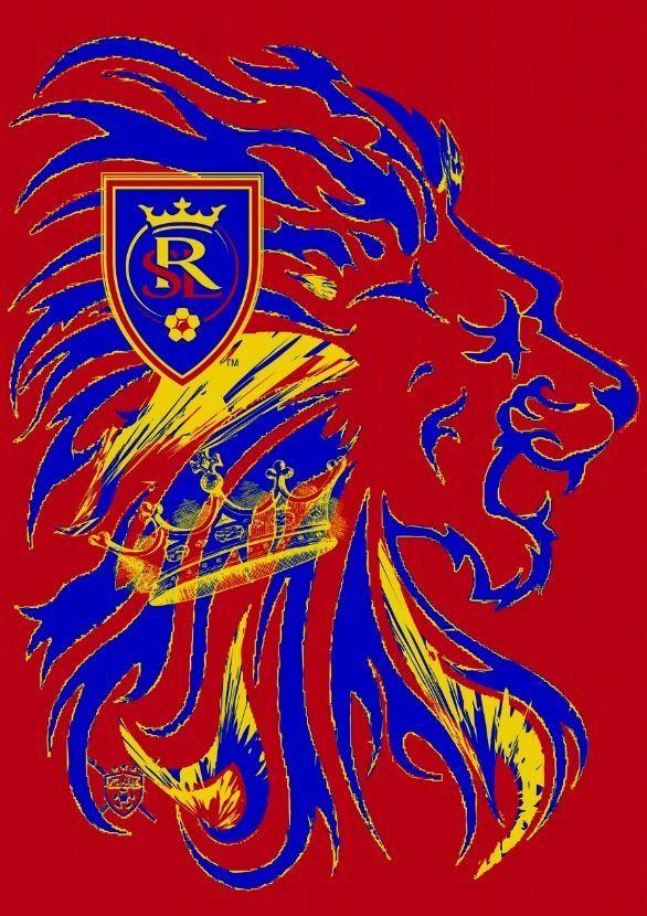 RSL Lion Logo - RSL Lion | Real Salt Lake | Football, Major league soccer, Real Salt ...