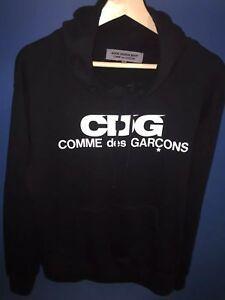 Comme Des Garcons CDG Logo - Comme des Garcons CDG Logo Good Design Shop Hoodie Black Size Large