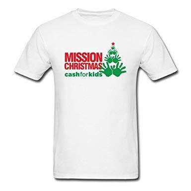 Amazon Christmas Logo - White estruggle Mission Christmas Logo New Style Men T-shirt Large ...