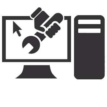 Small Computer Logo - Computer Repair Plan for Small Businesses, Home, Office Users
