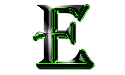 Cool Green Letter a Logo - E Letter Logo Png - Free Transparent PNG Logos