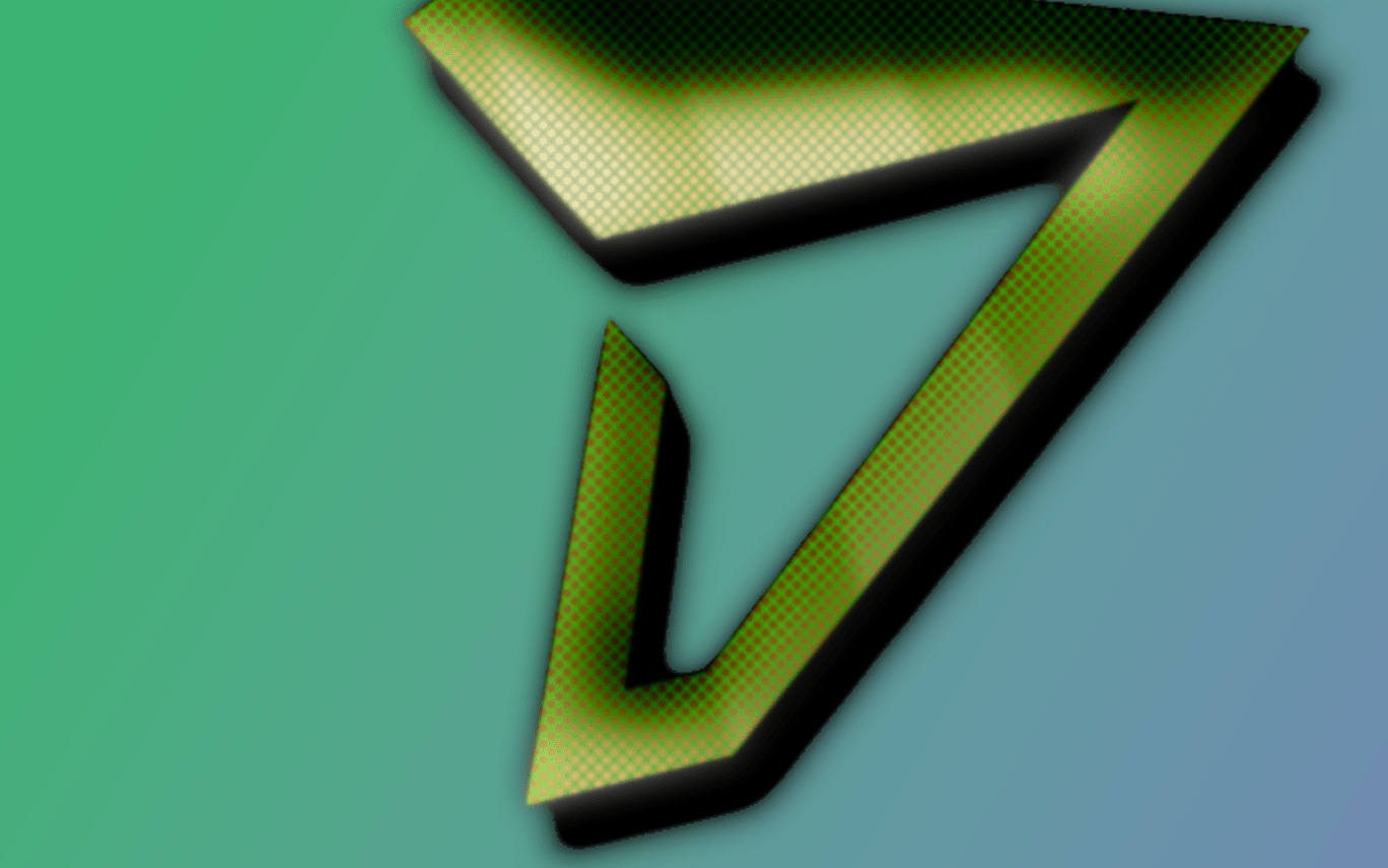Cool Green Letter a Logo - Cool Letter D Logo. Hot Trending Now