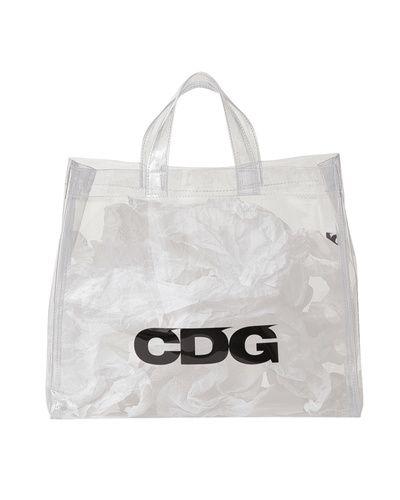 Comme Des Garcons CDG Logo - Qoo10 - Comme des garcons CDG logo PVC bag : Bag & Wallet