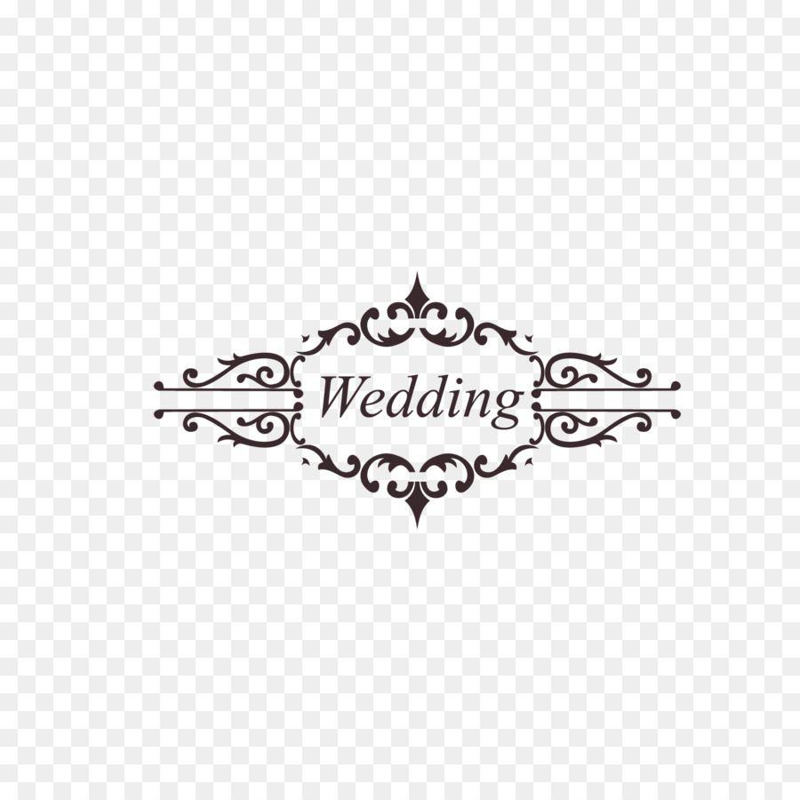 Marriage Black and White Logo - Wedding invitation Logo Wedding photography - wedding png download ...