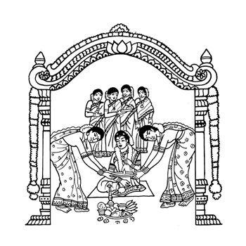 Marriage Black and White Logo - Wedding logo clipart