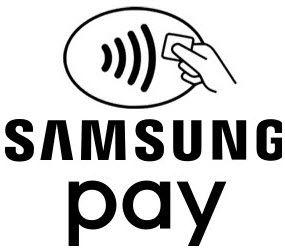White Samsung Pay Logo - Samsung Pay. First National Bank
