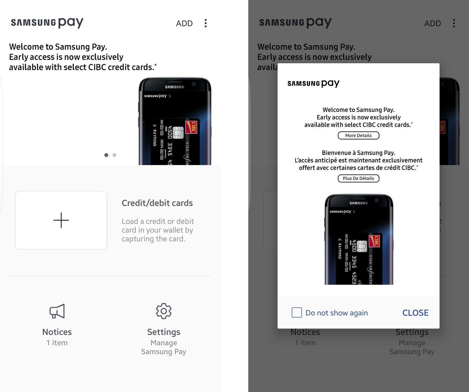 White Samsung Pay Logo - Samsung Pay now available in Canada with 'select' CIBC credit cards ...