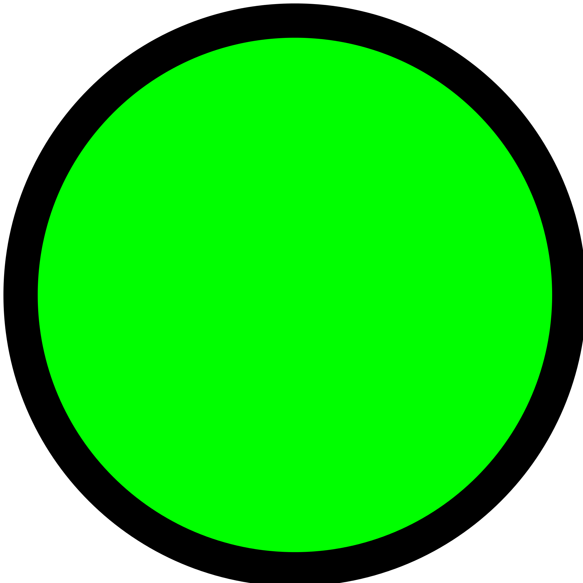 Black and Green Circular Logo - File:Circle-green.svg - Wikimedia Commons