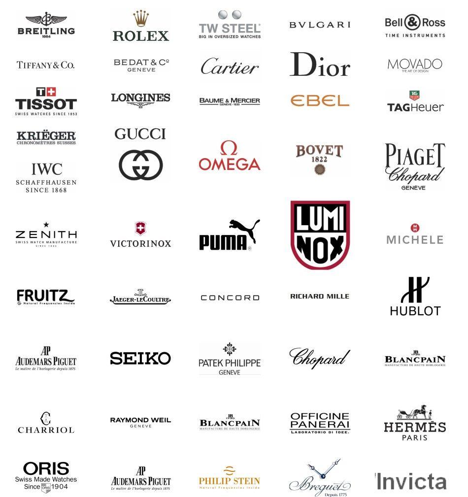 Watch Company Logos