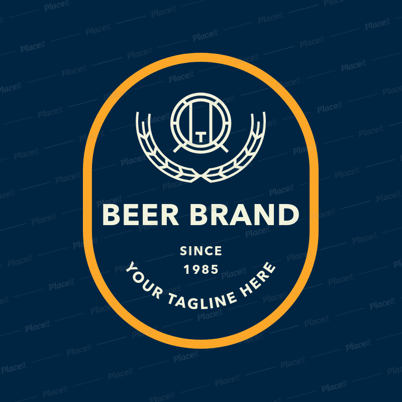 Craft Beer Logo - Placeit - Brewery Logo Maker for Craft Beer Brands