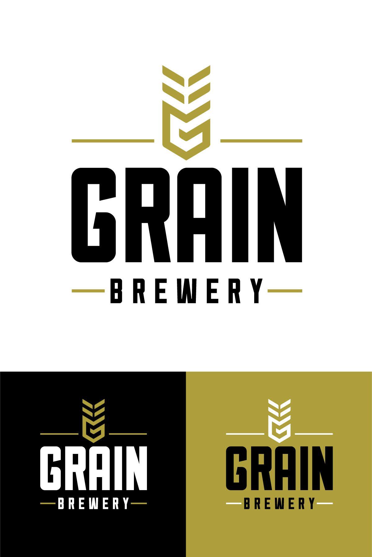 Craft Beer Logo - Grain Brewery Logo Design Brand Develeopment Branding Visual