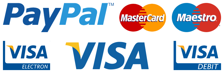 PayPal Visa MasterCard Logo - Payment Methods - ARIGATA™ PUBLISHING