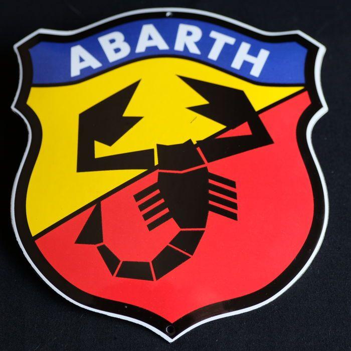 Abarth Logo - Abarth logo - enamel - 21st century - Catawiki