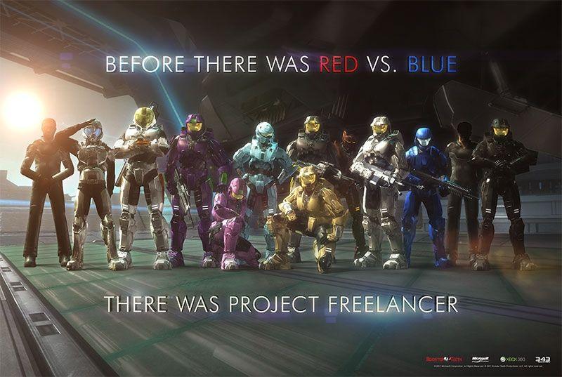 Red Vs. Blue Freelancers Logo - The Project Freelancer Saga | Red vs. Blue Wiki | FANDOM powered by ...