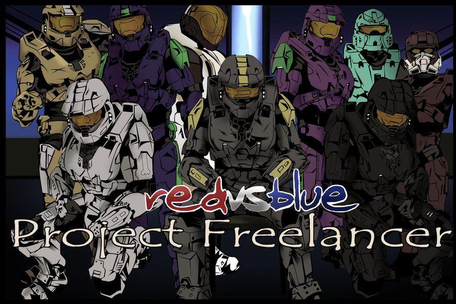 Red Vs. Blue Freelancers Logo - old one eye (wh40k) VS project freelancer (red vs blue ...