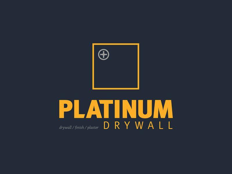 Drywall Logo - Platinum Drywall logo by Cedric Cummings | Dribbble | Dribbble