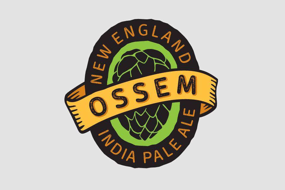 IPA Beer Logo - An Ossem Logo Design for an Awesome Beer!
