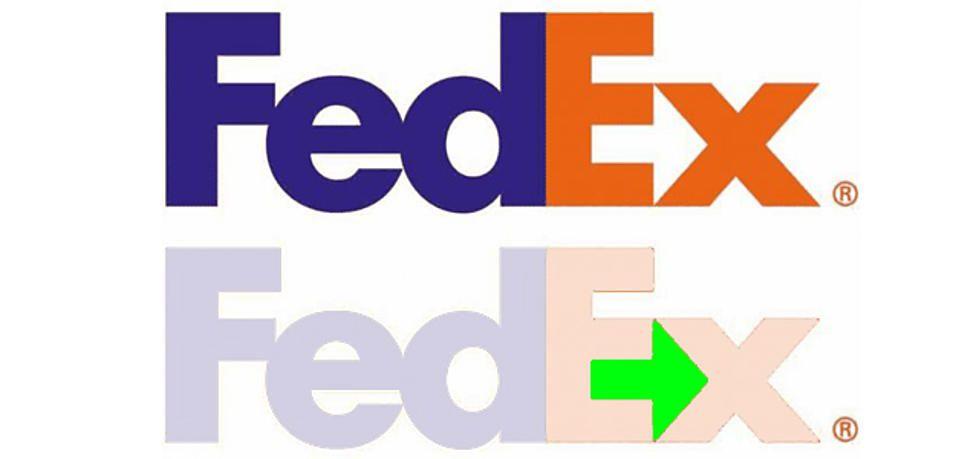 Subliminal Message in FedEx Logo - Six Hidden Messages In Famous Logos