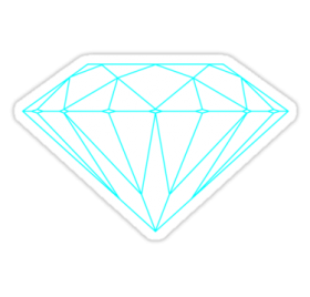 Blue Diamond Supply Co Logo - DIAMOND SUPPLY CO. OG T SHIRT HEAT TRANSFER [DIAMOND BLUE] fun diy ...