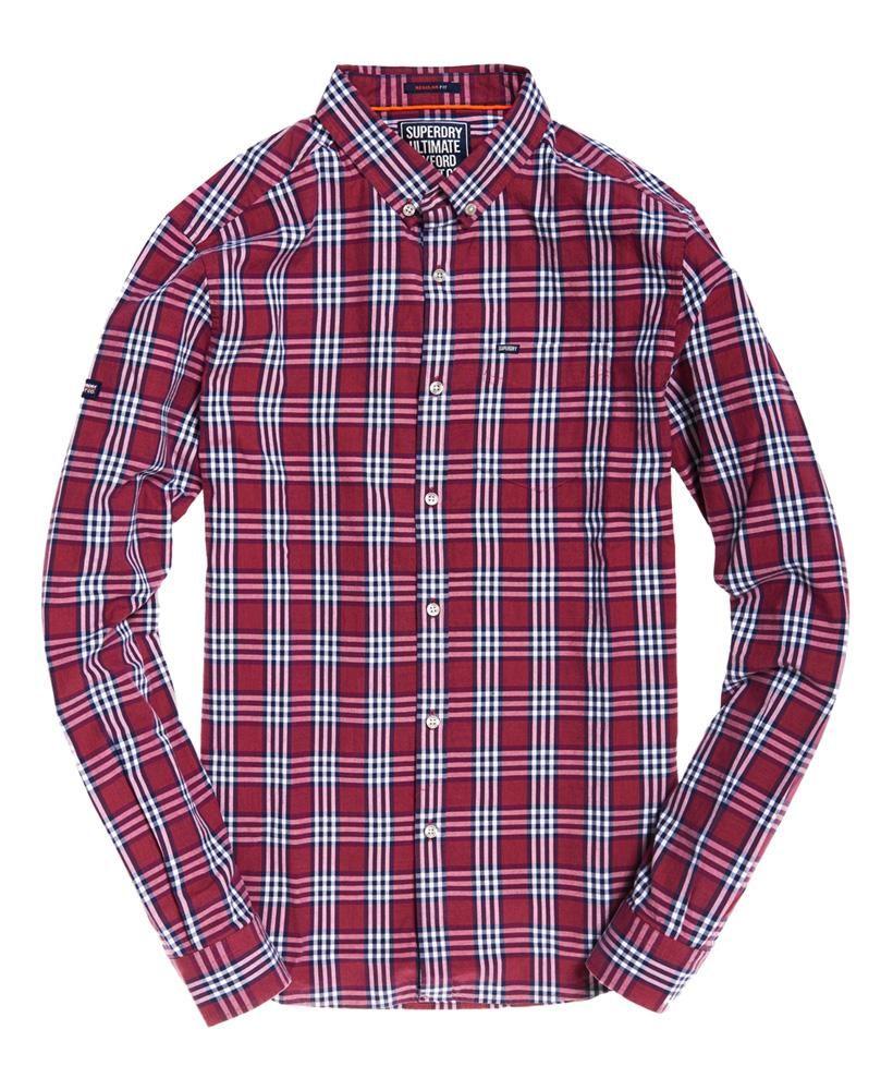 Red Check Clothing Logo - Ultimate Univrsty Oxford Buck Red Check Shirt – Spirit Clothing
