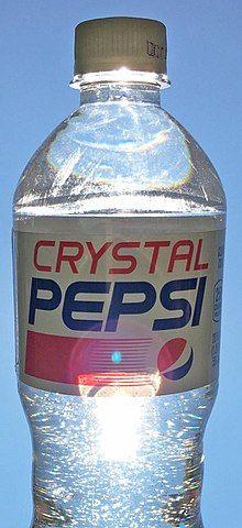Blue Pepsi Cola Logo - Crystal Pepsi