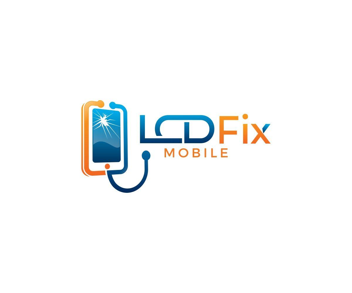 Modern Mobile Logo - Modern, Professional, Cell Phone Logo Design for LCDFix Mobile by ...