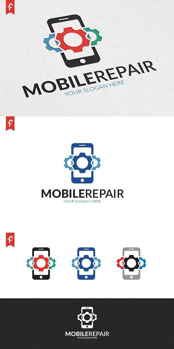 Modern Mobile Logo - Mobile Repair Logo. Logo Templates | Logo Templates | Mobile logo ...