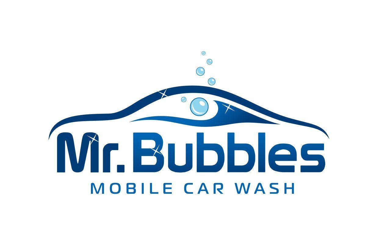 Modern Mobile Logo - Bold, Modern Logo Design for Mr. Bubbles Mobile Car Wash