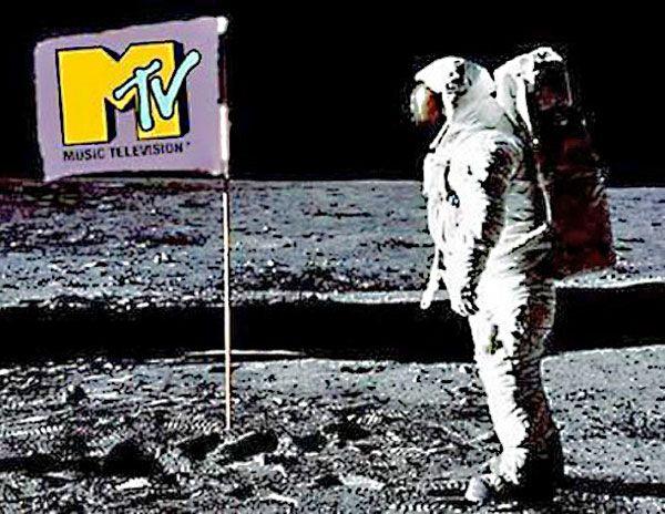 MTV Astronaut Logo - MTV Launches In America - August 1, 1981
