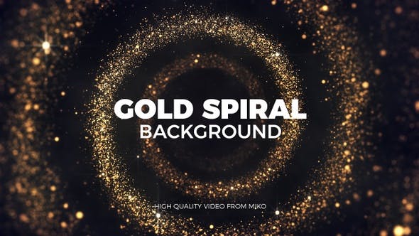 Gold Spiral Logo - Gold Spiral Background by _miko_ on Envato Elements