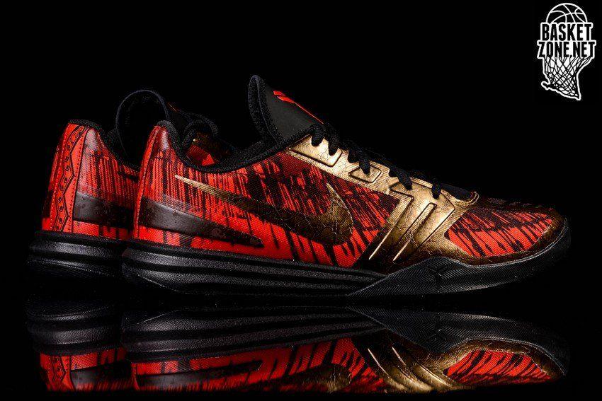 Black Red and Gold Logo - NIKE KOBE MENTALITY BLACK GOLD CHILLING RED price €87.50
