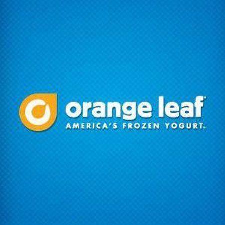 Orange Leaf Logo - Orange Leaf Frozen Yogurt Logo of Orange Leaf Frozen