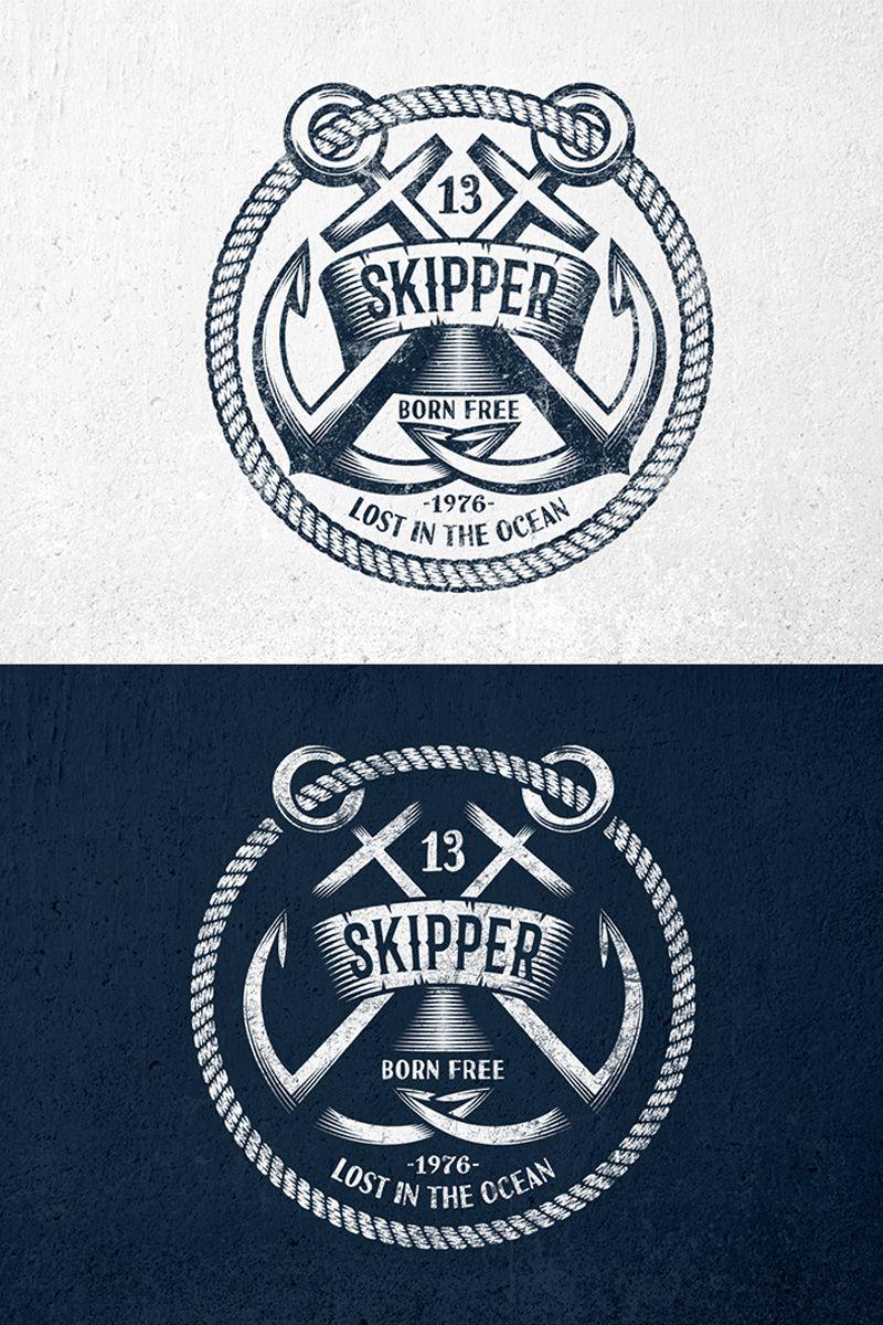 Anchor Logo - Skipper Anchor Logo Template