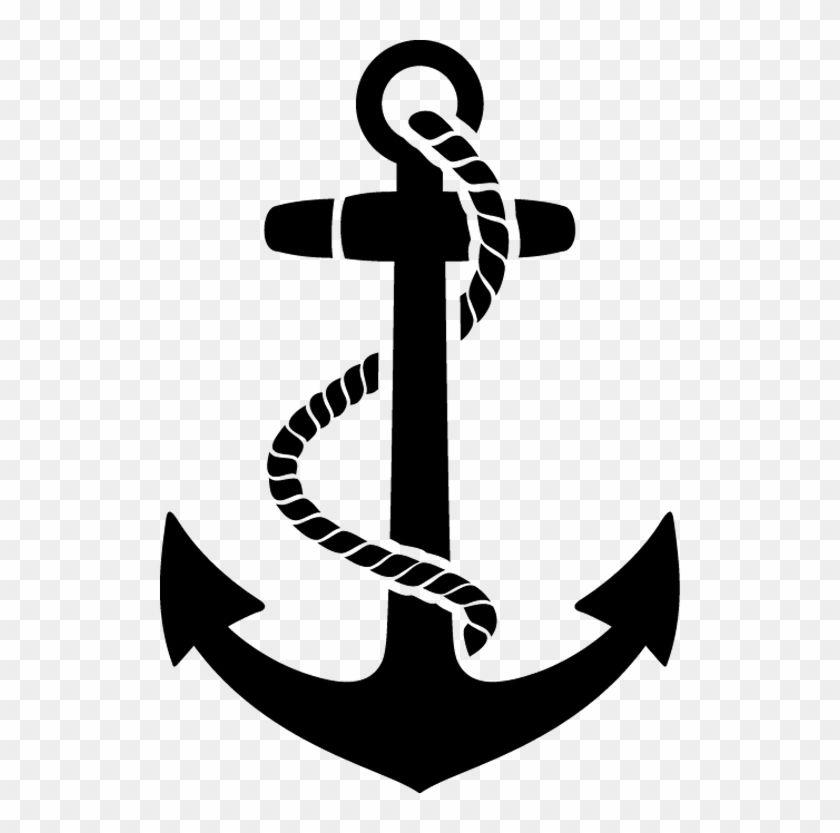 Anchor Logo - Boat Anchor Wall Sticker Navy Anchor Logo Transparent