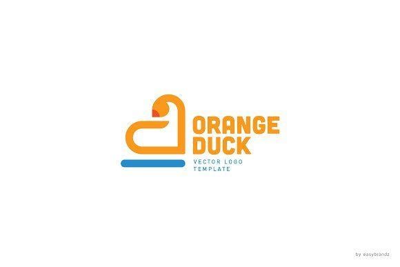 Orange PS Logo - Orange Duck Logo Template ~ Logo Templates ~ Creative Market