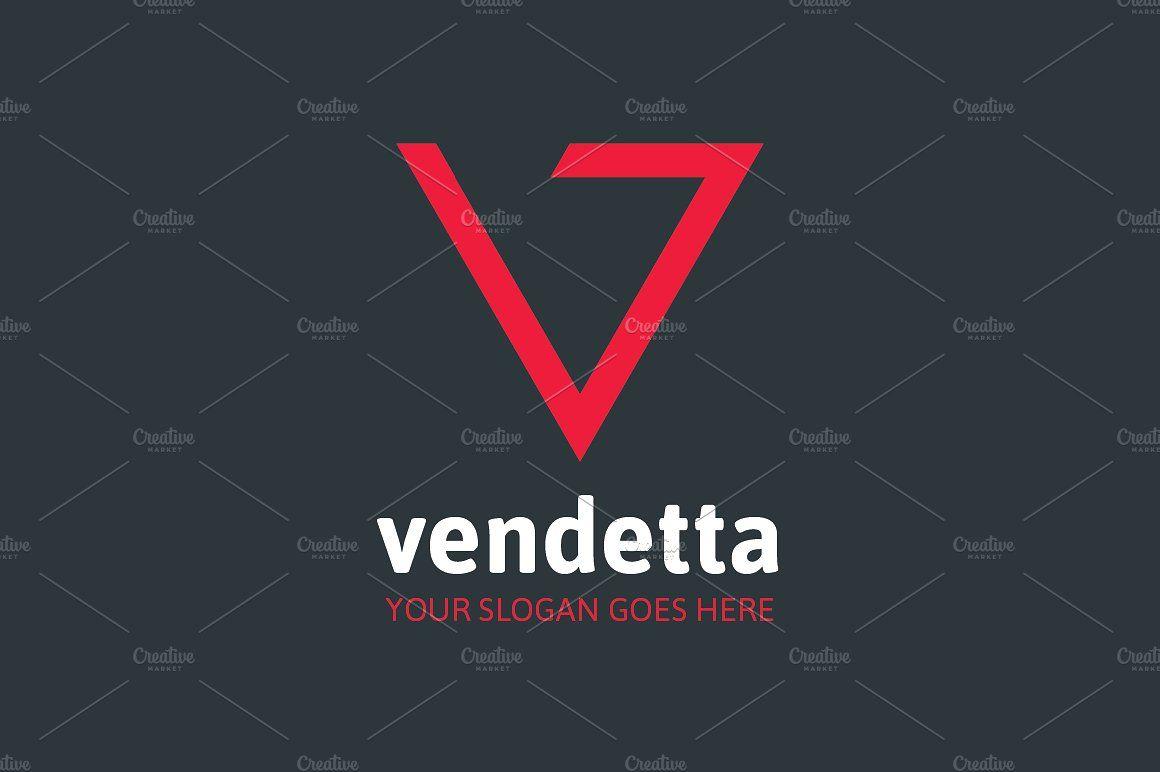 V for Vendetta V Logo - Vendetta Letter V Logo ~ Logo Templates ~ Creative Market
