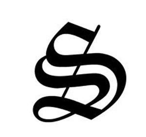 Old English Letter S Logo - Old English Lettering S Tablet Vinyl Decal